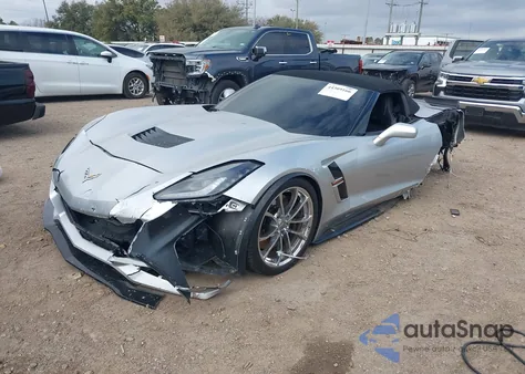 2017 Chevrolet Corvette Grand Sport из США, поврежденный, VIN 1G1YY3D73H5114943